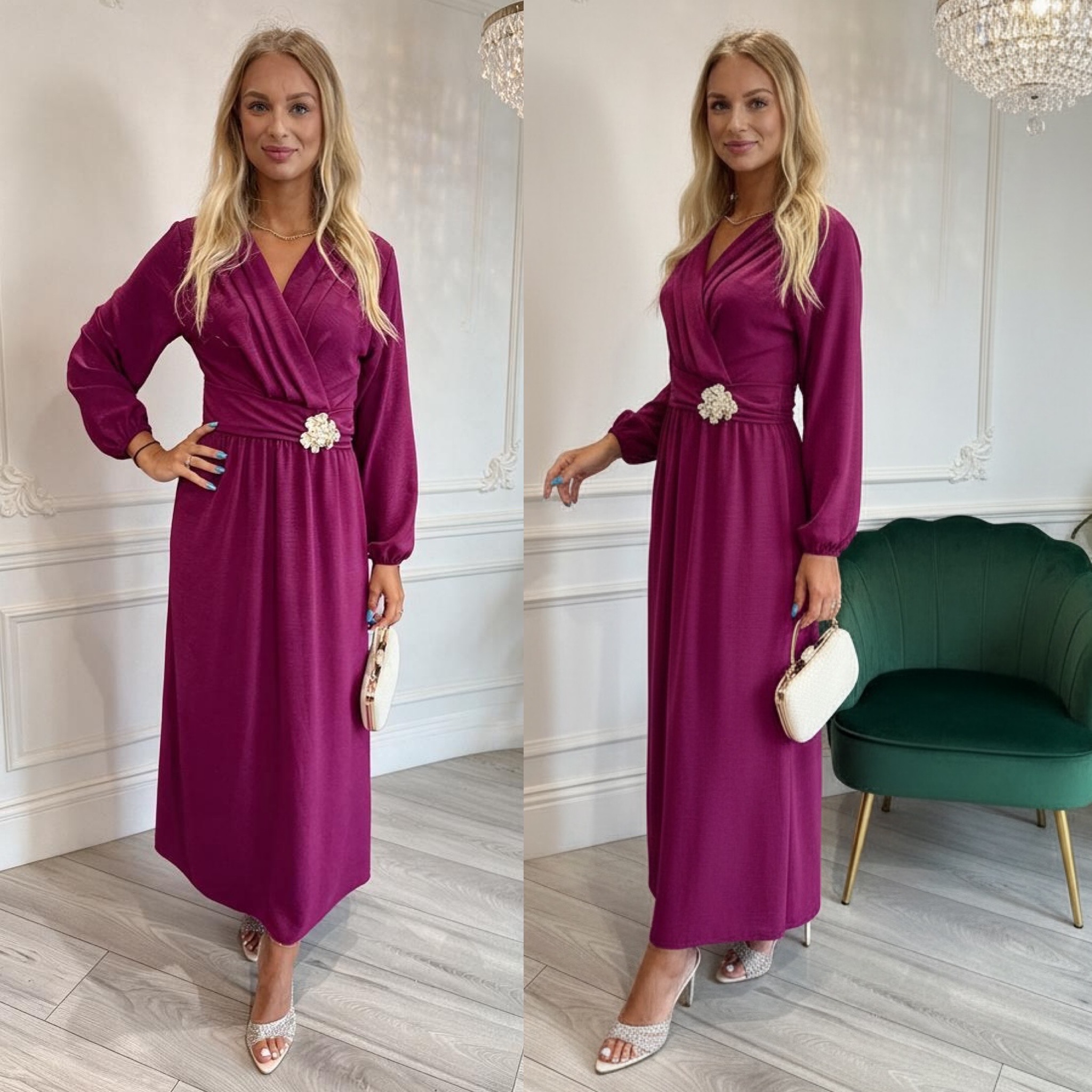 Sukienka Plum mid/plus size