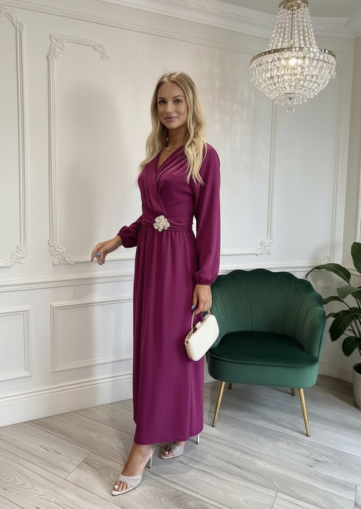 Sukienka Plum mid/plus size