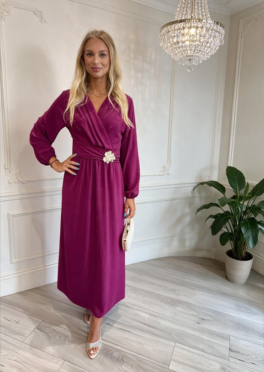 Sukienka Plum mid/plus size